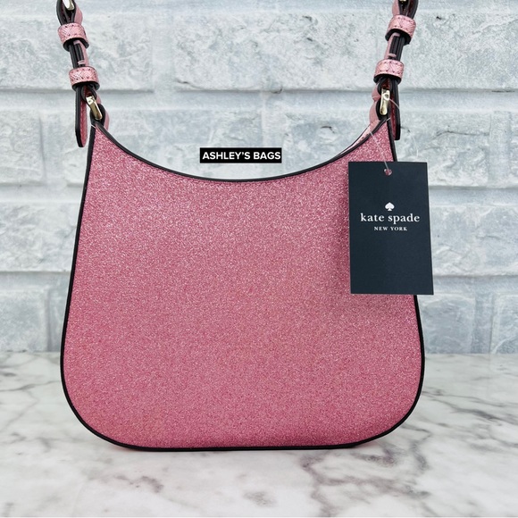 Kate Spade Glimmer Glitter Shoulder Bag In Mitten Pink - Picture 4 of 11